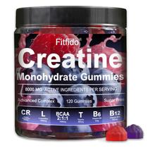 Gomas de creatina monohidratada Fitfido 8000mg com L-carnitina e taurina
