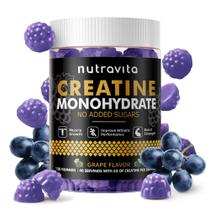 Gomas de creatina monohidratada Nutravita 5g Vegan 120 unidades