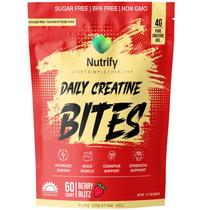 Gomas de Creatina Nutrify 60 unidades 4 g sin azúcar con B12 Gomas de Creatina Nutrify 60 unidades 4 g sin azúcar con B12