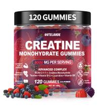 Gomas de Creatina OUTELANDE 8000mg Veganas Sem Açúcar 120un