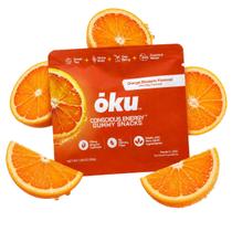 Gomas de energia OKU sabor flor de laranjeira veganas sem glúten 8 unidades Gomas de energia OKU sabor flor de laranjeira veganas sem glúten 8 unidades
