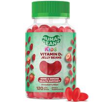 Gomas de feijão de gelatina de vitamina D3 Human Beanz Kids 120 unidades Gomas de feijão de gelatina de vitamina D3 Human Beanz Kids 120 unidades