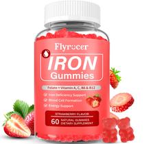 Gomas de ferro Flyrocer Energize Combat Fatigue 60 gomas