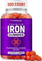 Gomas de ferro LifeCentricHealth Biotina Zinco Vitamina B Ácido Fólico Gomas de ferro LifeCentricHealth Biotina Zinco Vitamina B Ácido Fólico