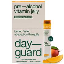 Gomas de gelatina vitamínicas pré-álcool DAYGUARD sabor manga 220 g
