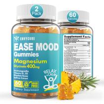 Gomas de glicinato de magnésio EnvyCure 400 mg com Ashwagandha 120Ct Gomas de glicinato de magnésio EnvyCure 400 mg com Ashwagandha 120Ct