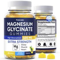 Gomas de Glicinato de Magnésio PURA WEX 400 mg Sem Açúcar Gomas de Glicinato de Magnésio PURA WEX 400 mg Sem Açúcar