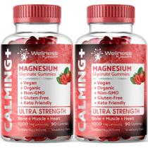 Gomas de Glicinato de Magnésio WellnessLabsRx 1000mg - Suplemento para Adultos Gomas de Glicinato de Magnésio WellnessLabsRx 1000mg - Suplemento para Adultos