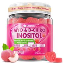 Gomas de inositol LILICARE para mulheres com Chasteberry 2000mg 60Cts