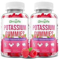 Gomas de Potássio GrnLife 1000 mg Sem Açúcar Sabor Framboesa 120 unidades Gomas de Potássio GrnLife 1000 mg Sem Açúcar Sabor Framboesa 120 unidades