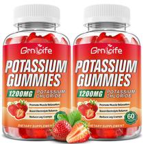 Gomas de potássio GrnLife 1200 mg para adultos 120 unidades x2 Gomas de potássio GrnLife 1200 mg para adultos 120 unidades x2