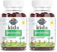 Gomas de Probiótico Infantil Garden of Life Sabor Cereja 3B UFC