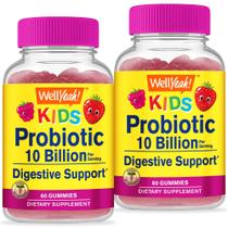 Gomas de probióticos WellYeah Kids 10 bilhões de UFC sabor frutas vermelhas
