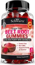 Gomas de raiz de beterraba BioSchwartz Sugar Free 60 unidades