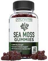 Gomas de Sea Moss Atlantis Nutrition 3000mg com Bladderwrack Gomas de Sea Moss Atlantis Nutrition 3000mg com Bladderwrack