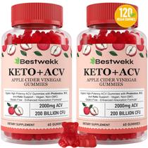 Gomas de vinagre de maçã Bestwekk Max Strength 2000mg