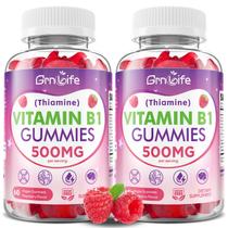 Gomas de Vitamina B1 GrnLife 500 mg Sem Açúcar Sabor Framboesa 120 unidades Gomas de Vitamina B1 GrnLife 500 mg Sem Açúcar Sabor Framboesa 120 unidades