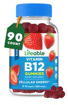Gomas de vitamina B12 Lifeable Sugar Free 1000mcg para adultos