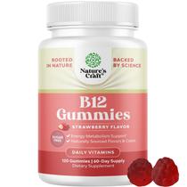 Gomas de vitamina B12 Natures Craft 1000mcg para adultos 120 ct