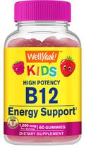 Gomas de vitamina B12 WellYeah para crianças 60 gomas