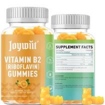 Gomas de vitamina B2 Joywiit Riboflavina 400 mg para adultos e crianças Gomas de vitamina B2 Joywiit Riboflavina 400 mg para adultos e crianças