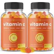 Gomas de vitamina C NutraChamps Suporte 5 em 1 para o sistema imunológico