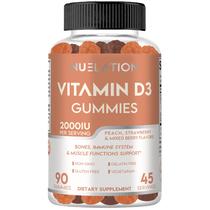 Gomas de Vitamina D NUELATION 2000 UI Sem Gelatina 90 unidades Gomas de Vitamina D NUELATION 2000 UI Sem Gelatina 90 unidades