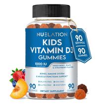 Gomas de Vitamina D para Crianças NUELATION 1000 UI 90 unidades Gomas de Vitamina D para Crianças NUELATION 1000 UI 90 unidades