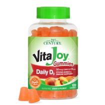 Gomas de vitamina D3 50 mcg (2.000 UI) 21st Century VitaJoy 120 Gomas de vitamina D3 50 mcg (2.000 UI) 21st Century VitaJoy 120