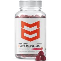 Gomas de vitamina D3 K2 MTN OPS 5000 UI com sabor natural