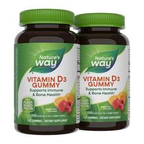 Gomas de Vitamina D3 Nature's Way 2000 UI 120 Unidades (x2)