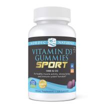 Gomas de vitamina D3 Nordic Naturals 1000 UI de frutas silvestres 120 ct