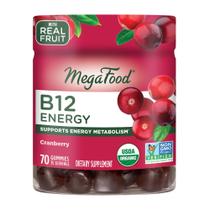 Gomas de Vitaminas B12 MegaFood - 70 Unidades - Energia e Vitalidade