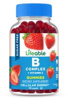 Gomas do complexo de vitamina B Lifeable Sugar Free 90 gomas