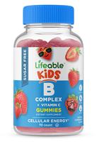 Gomas do complexo de vitamina B Lifeable Sugar Free Kids 90 unidades