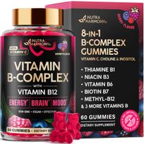 Gomas do complexo de vitamina B NUTRAHARMONY 60 gomas de 2 meses