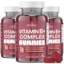 Gomas do complexo de vitaminas B NEW AGE B3, B6 e B12 com biotina 180