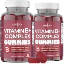 Gomas do complexo de vitaminas B NEW AGE com B3, B5, B6, B7, B9 e B12
