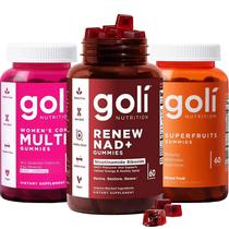 Gomas Goli Trio Feminino 180 unidades Veganas Multi Renew Gomas Goli Trio Feminino 180 unidades Veganas Multi Renew