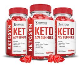 Gomas Keto ACV da Justified Laboratories 1000 mg, veganas, 180 unidades