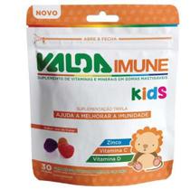 Gomas Mastigáveis Valda Imune Kids com 30 Unidade vitamina C