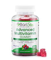 Gomas Multivitamínicas BariSlim Advanced 90 Veganas Sabor Frutas Vermelhas