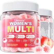 Gomas multivitamínicas enfumam mulheres sem açúcar com ômega-3 Gomas multivitamínicas enfumam mulheres sem açúcar com ômega-3