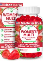 Gomas multivitamínicas Lunakai Women 16 nutrientes essenciais Gomas multivitamínicas Lunakai Women 16 nutrientes essenciais