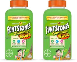 Gomas multivitamínicas para crianças, Flintstones, 180 quilates, pacote com 2
