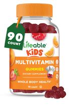 Gomas multivitamínicas para crianças Lifeable com 11 vitaminas e zinco 90 ct