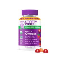 Gomas multivitamínicas SmartyPants Organic Toddler 60 unidades