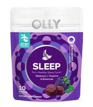 Gomas OLLY Blackberry Zen Sleep, 10 unidades, sem glúten Gomas OLLY Blackberry Zen Sleep, 10 unidades, sem glúten