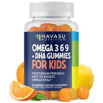 Gomas Omega 3 6 9 + DHA HAVASU NUTRITION Kids 60 ct