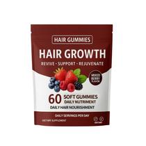 Gomas para Cabelo caicieter 60 unidades Sabor Frutas Vermelhas - Veganas